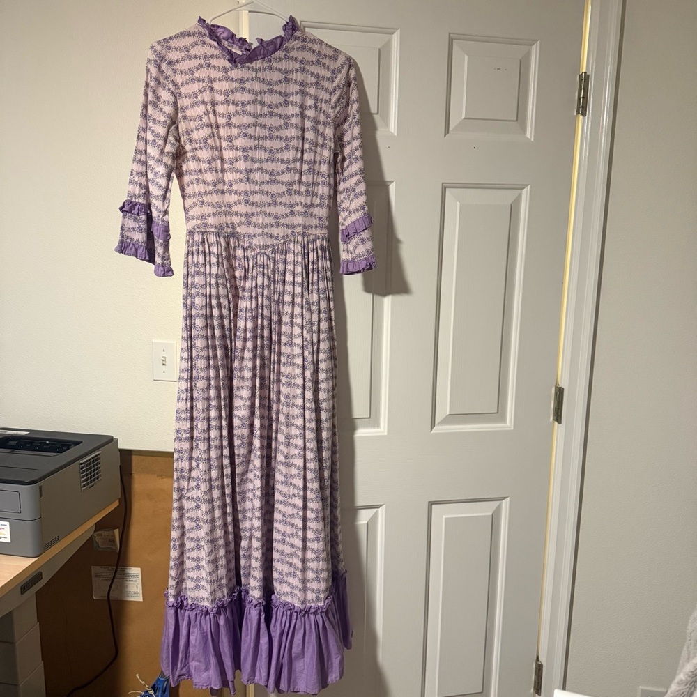 Vintage prairie 70s women’s maxi dress size small good condition